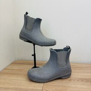 Crocs Freesail Black Chelsea Boots Women’s Size 8